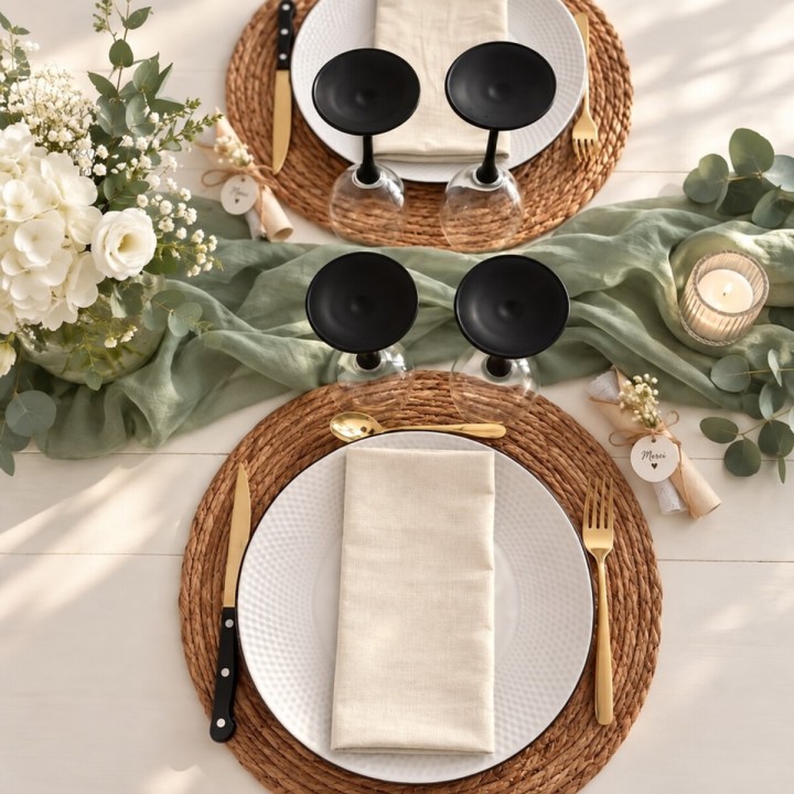 Location serviettes de table Toulouse | Maison Lily