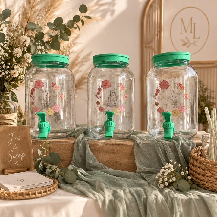 Location bonbonne à jus Toulouse | Maison Lily