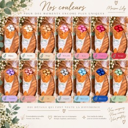 Dragées personnalisées pour mariage, baptême et événement – Maison Lily
