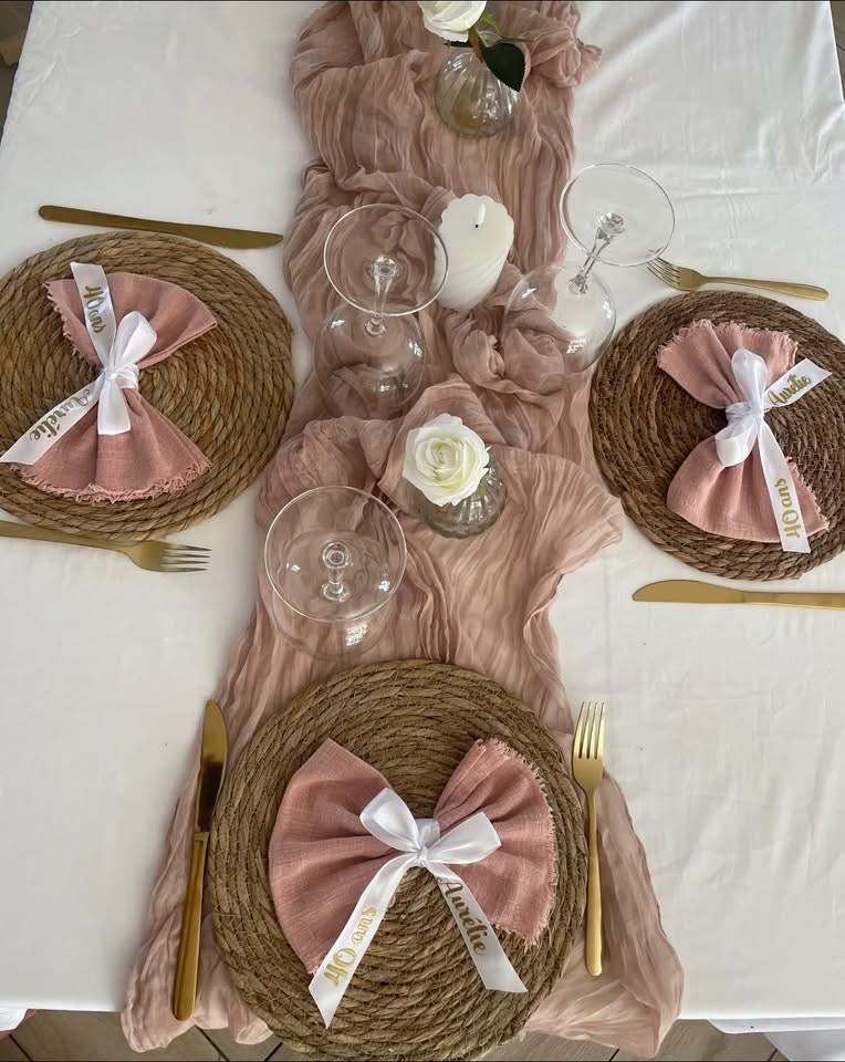 Décoration de table personnalisée Maison Lily
